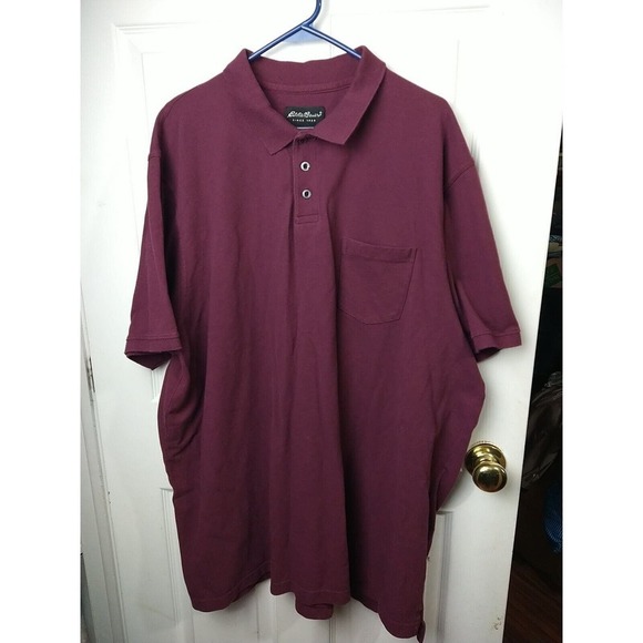 Eddie Bauer Purple Three Button Pocket Collared 3XT Pullover - Picture 1 of 10